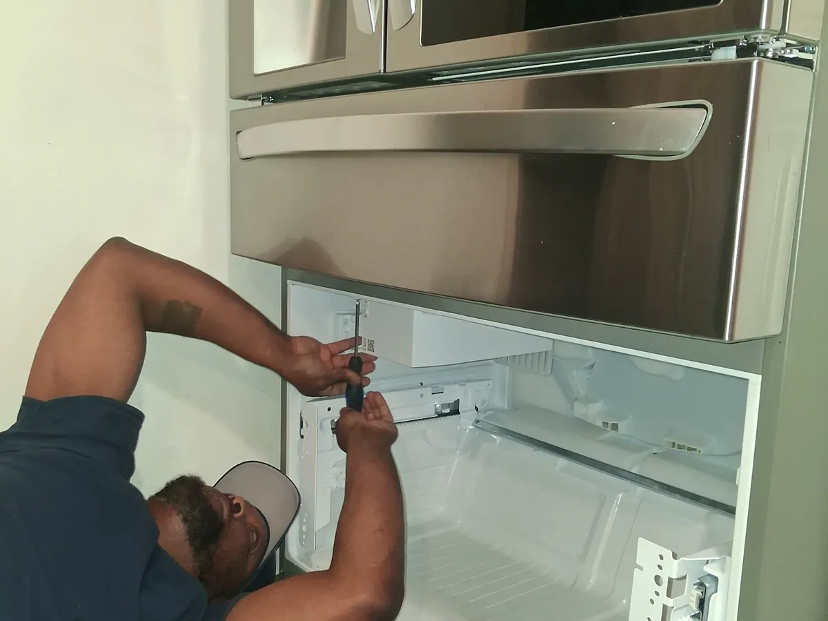 Refrigerator repair in Chamblee GA - Decatur Solution Works technician